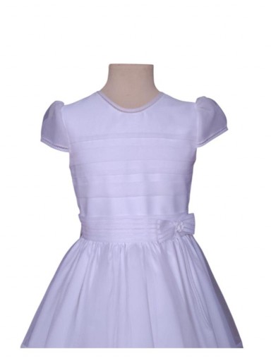 Vestido Comunión Niña modelo Azahar 26089 Blanco PENDIENTE LAVAR [0]