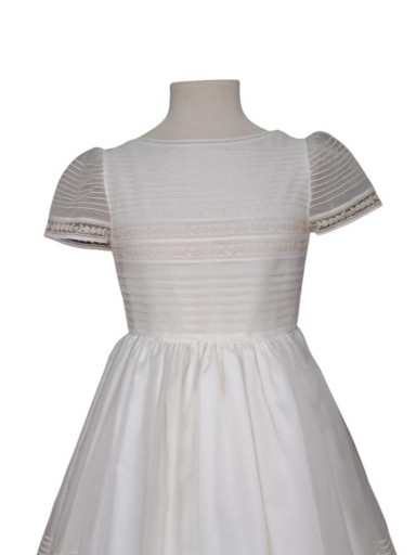 Vestido Comunión Niña modelo Paloma 26088 Beig [0]