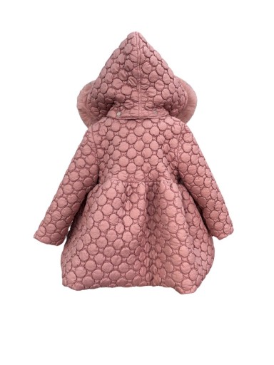 Basmarti Abrigo Infantil Rosa Acolchado Circulos "Sommayo" 25674 [2]