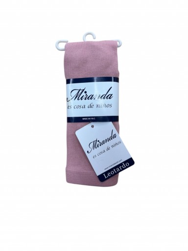 Miranda Leotardo Liso Infantil Rosa Palo 36/1501-L