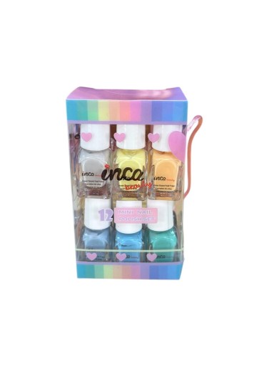 Inca Pack de 12 Pintauñas Surtidos Colores Pastel 40135