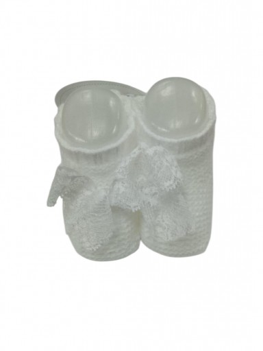 Juliana Bota Puntilla Patucos Punto  516 Blanco