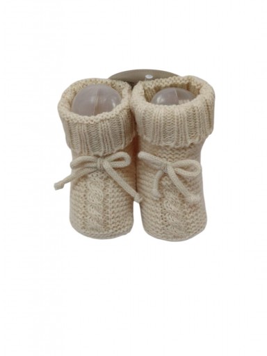Juliana Bota Lazo Cordón Patucos Punto  518 Crema