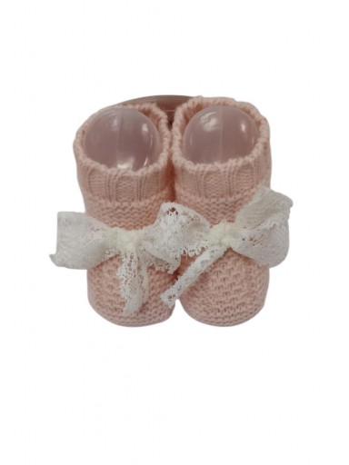 Juliana Bota Puntilla Patucos Punto  516 Rosa Palo