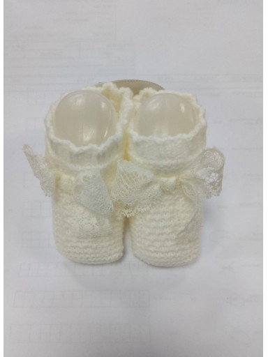 Juliana Bota Puntilla Patucos Punto  516 Crudo [0]