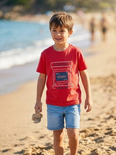 Mayoral Set 2 Camisetas m/c 26-03063-062 Tomate