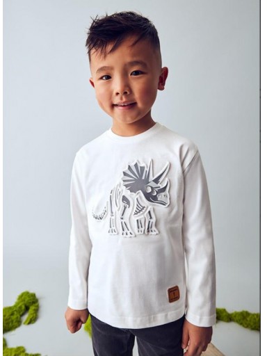 Mayoral Camiseta M/L Dinosaurio 15-04089-040 Nata