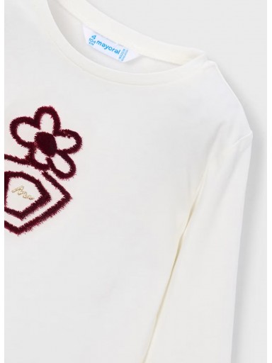 Mayoral Camiseta M/L Básica 16-00178-051 Crudo [2]