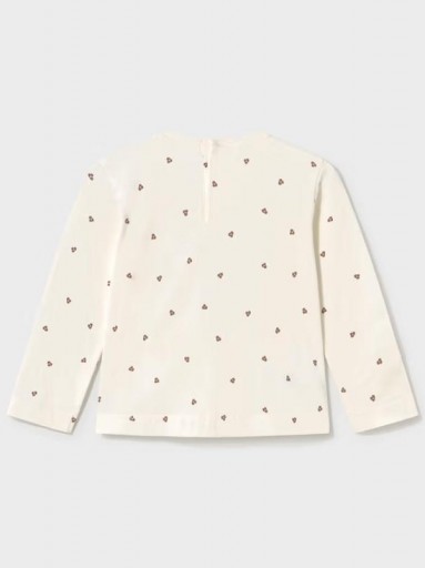 Mayoral Camiseta M/L Estampada 16-02086-095 Crudo [2]