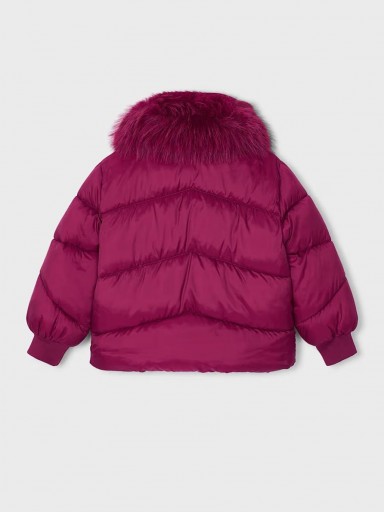 Mayoral Chaquetón Cuello Pelo 16-04421-034 Framboise [3]
