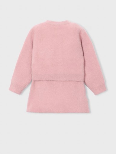 Mayoral Conjunto falda y rebeca tricot  16-04935-033 Rosa Pastel [1]