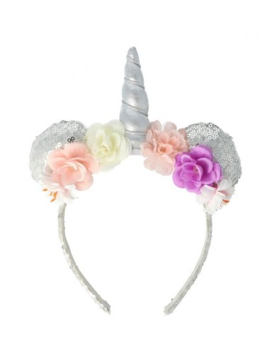 Inca Diadema unicornio con flores 44259  [1]