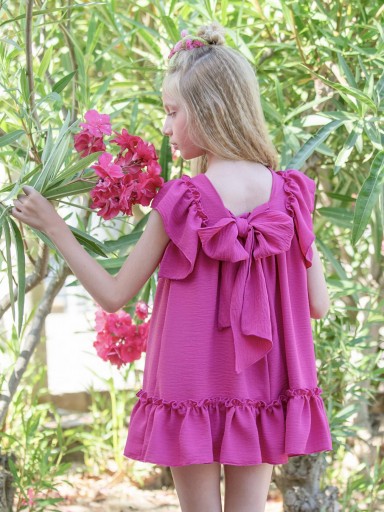 Vera by Nekenia vestido infantil ceremonia Volantes Buganvilla "Pinar" 26VV11 [2]