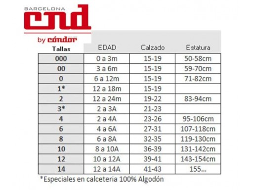 Leotardos Cóndor Punto Liso Camel 326L [1]