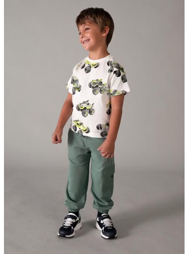 Mayoral Pantalon Combinado 26-03582-014 Verde [0]