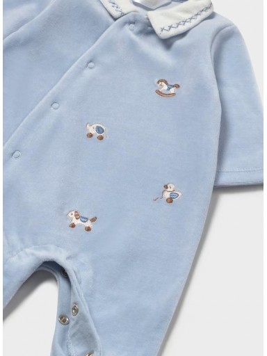 Mayoral Pijama bordados 16-02764-036 Cielo [2]