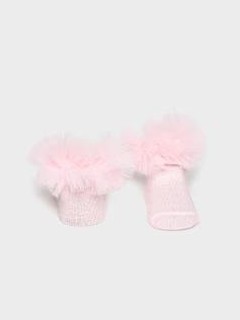 Mayoral Set diadema y calcetines recién nacida 26-09055-036 Rosa Baby [1]