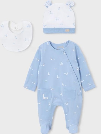Mayoral Set regalo pijama largo recien nacido 26-01728-081 Cielo [0]