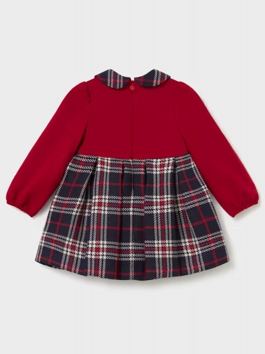 Mayoral Vestido Cuadros Combinado 16-02945-025 Rojo [1]