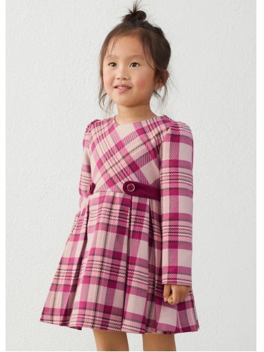 Mayoral Vestido Cuadros 16-04923-043 Framboise [0]