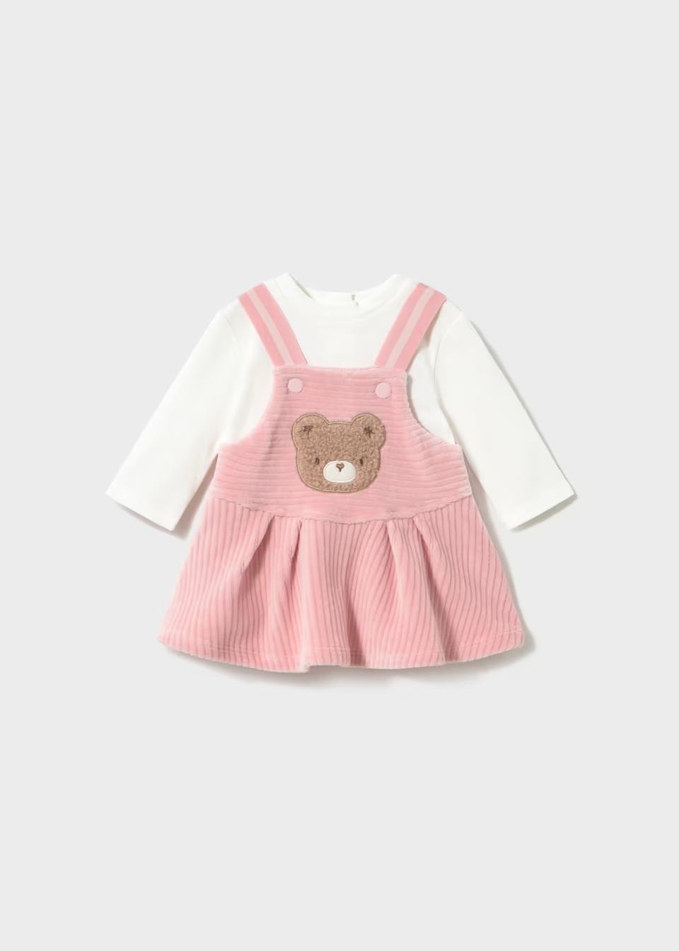 Mayoral Pelele Falda 16-02803-021 Rosa Baby