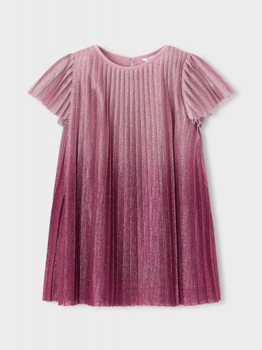 Mayoral Vestido Plisado Degrade 16-04922-028 Framboise