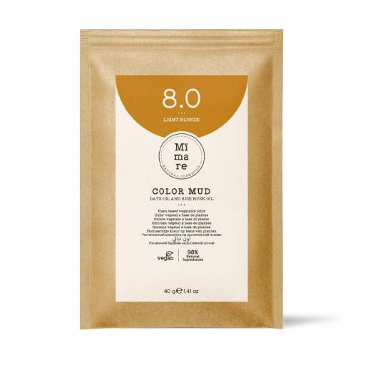 MIMARE COLOR MUD 8,0 RUBIO CLARO 40GR