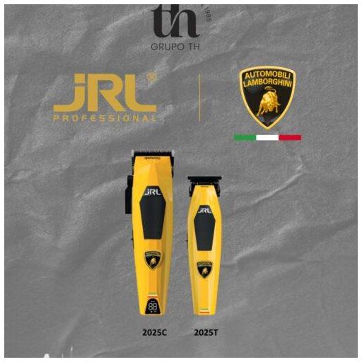 LAMBORGHINI BARBER KIT AMARILLO CORTE Y PATILLERA