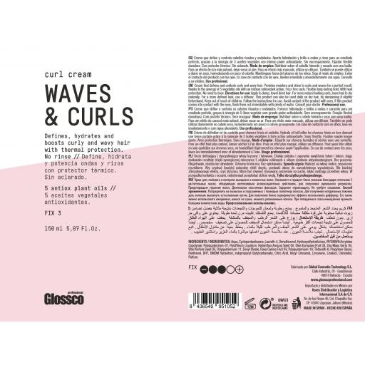 Glossco Crema de ondas y rizos Fuerza 3 [1]