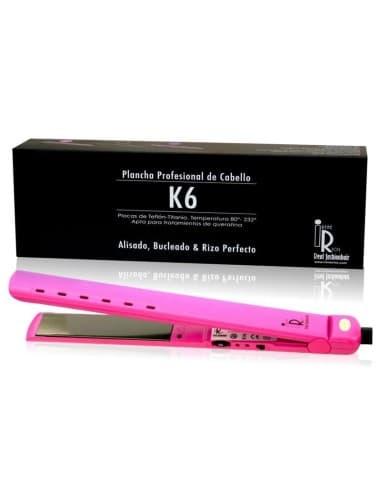 PLANCHA ALISADORA CABELLO profesional K6 rosa