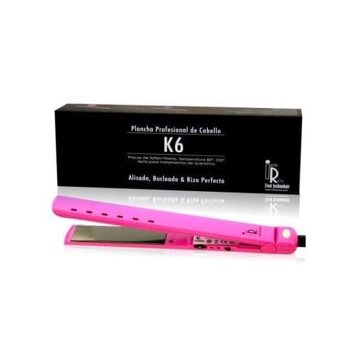 PLANCHA ALISADORA CABELLO profesional K6 rosa [0]