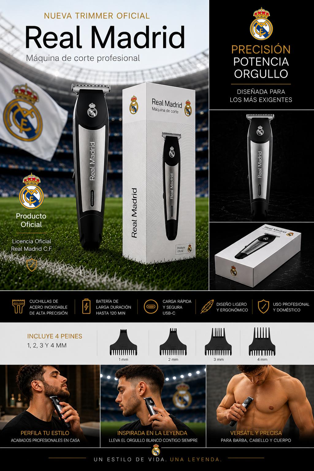 REL MADRID MAQUINA CORTAPELO