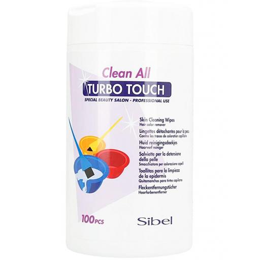 Turbo touc  TOALLITAS QUITATINTES para limpiar la piel 100 ud [0]