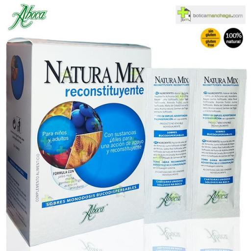 Aboca Natura Mix Reconstituyente 20 Sobres Monodosis Bucodispersables [0]