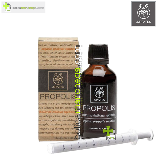 Propolis Solución Orgánica de Propóleo Apivita, 50 ml