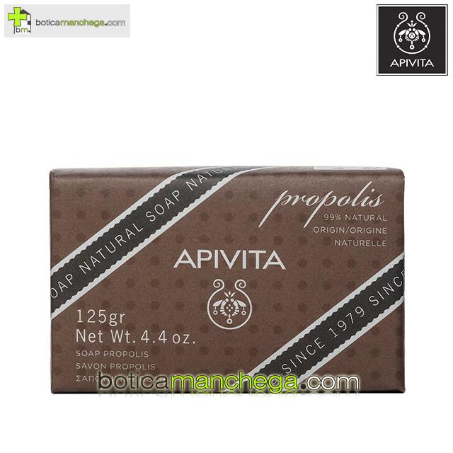 Jabón Natural Propóleo - Apivita Natural Soap Propolis, 125g