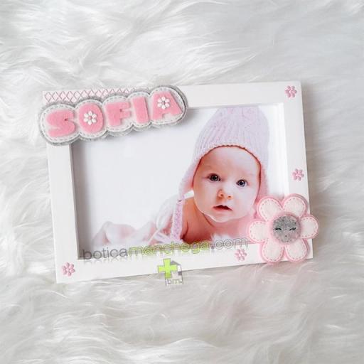 Canastilla Regalo BabyGirl Sweet Box Rosa PERSONALIZADA con el nombre del bebé by Botica Manchega [3]