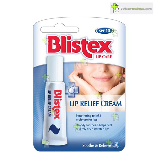 Blistex Lip Relief Cream SPF10, Labios castigados y agrietados