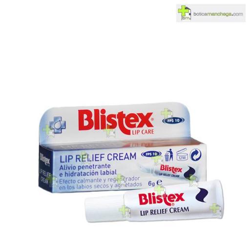 Blistex Lip Relief Cream SPF10 en caja [0]
