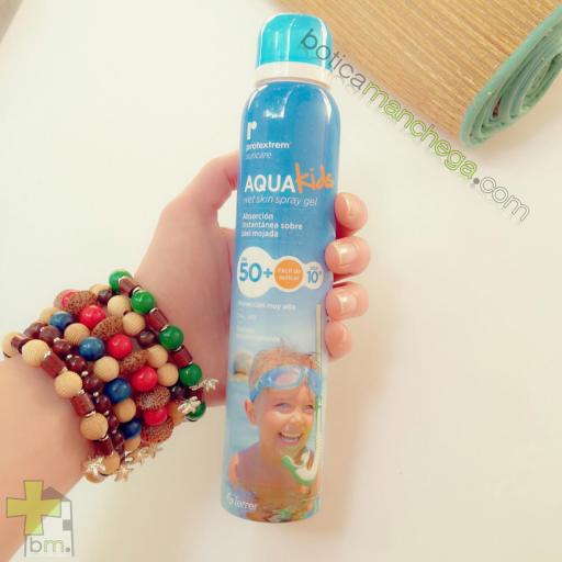 Kit Protextrem AQUA KIDS Wet skin spray gel Protector Solar FPS 50+, 150 ml [0]