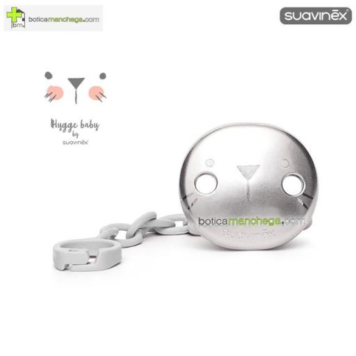 Broche Pinza Premium +0M Colección Hygge Baby Suavinex Mod. Gris Plata Metalizado [0]