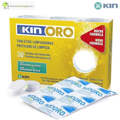 Kin ORO 30 Tabletas Limpiadoras Efervescentes [0]