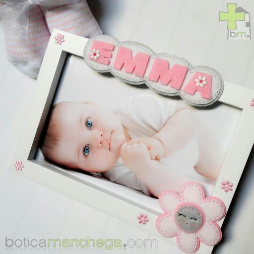 Canastilla Regalo BabyGirl Sweet Box Rosa PERSONALIZADA con el nombre del bebé by Botica Manchega [2]