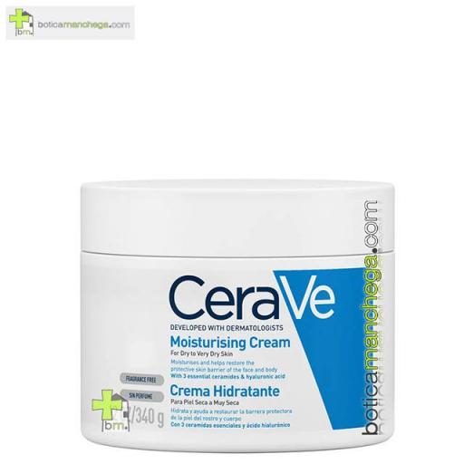 Crema Hidratante CeraVe para Rostro y Cuerpo, 340 g