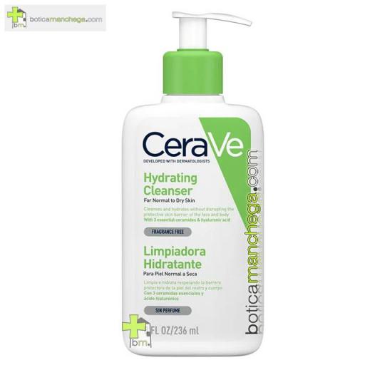 Limpiadora Hidratante Facial y Corporal Cerave, 236 ml