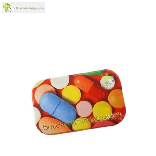 Caja Pastillero Metálico Colección - Modelo Comprimidos y Cápsulas, 1 ud 