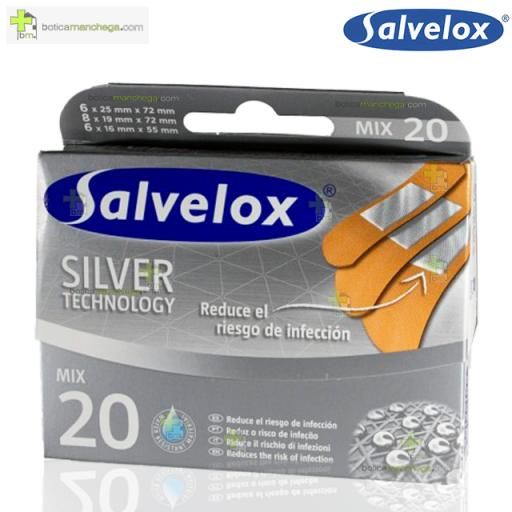 Salvelox SILVER Technology Mix 20 Apósitos Tecnología Plata [0]