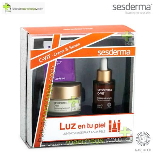 Sesderma Promoción GIFT SET Luminosidad C- VIT Crema Facial Hidratante 50 ml + REGALO C-VIT Liposomal Serum 30 ml New [0]