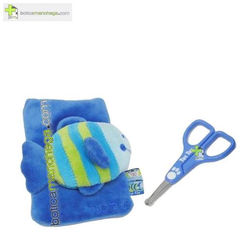 Mini-Neceser Tijeras Tuc Tuc Modelo Pececito Mar Azul +0M