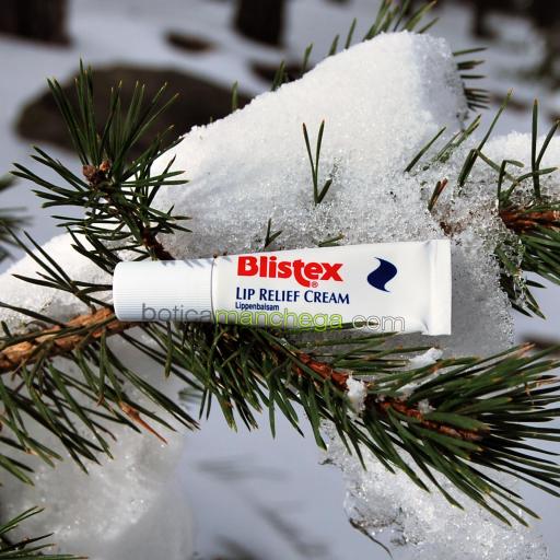 Blistex Lip Relief Cream SPF10 en caja [1]